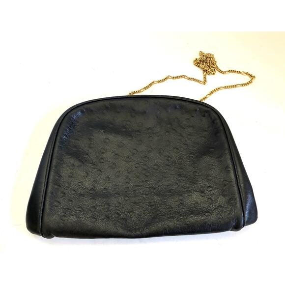 Vintage Fendi Evening Bag Kiss-Lock Golden Chain Authentic - Picture 12 of 14